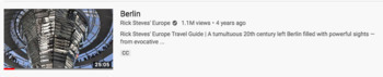 Preview of Youtube Berlin Rick Steves Video Guide
