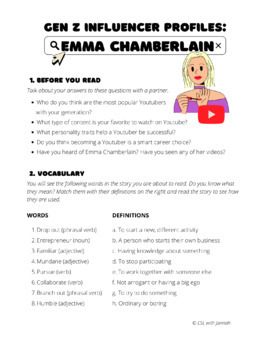 QUESTIONS' with Emma Chamberlain