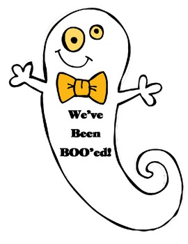 You've Been BOO'ed! A Fun Halloween Activity by Elementary School Garden