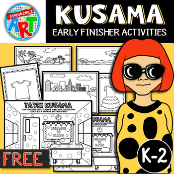 Preview of Yoyoi Kusama Early Finisher Activities FREE