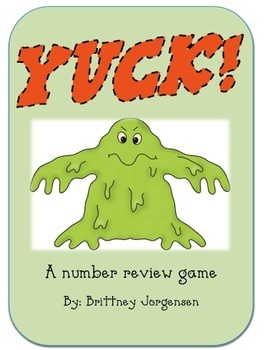 Preview of Yuck! Letter and Number Bundle