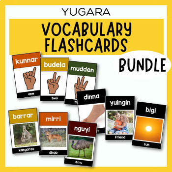 Preview of Yugara Vocabulary Bundle | Aboriginal Language Resource
