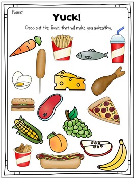 Yum! Food Groups by Kristin Guyette | Teachers Pay Teachers