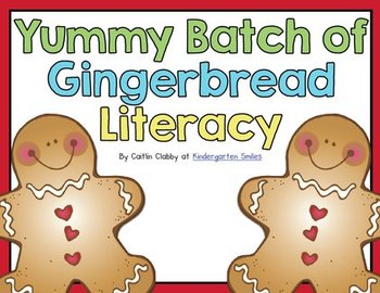 Preview of Gingerbread Man Literacy Centers