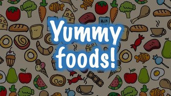 Preview of Yummy Foods: A Tasty Adventure in Learning for Kindergarteners