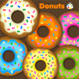 Yummy Iced Sprinkled Doughnut ClipArt