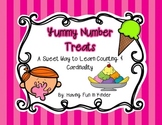 Yummy Number Treats - Counting and Cardinality Worksheets