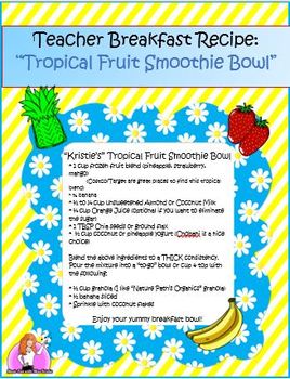 Preview of Delicious Tropical Smoothie Breakfast Bowl Recipe