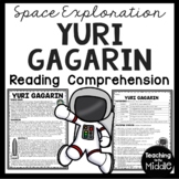 Yuri Gagarin Reading Comprehension Worksheet Cosmonaut Space Race