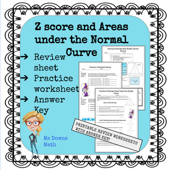 Preview of Z Scores and Normal Curves Review and Practice