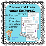 Z Scores and Normal Curves Review and Practice