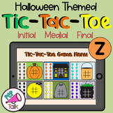 Z Sound Halloween Tic-Tac-Toe Game Initial Medial Final Z Words