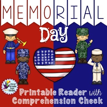 Preview of Memorial Day Activities Differentiated Readers