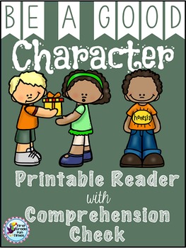 Preview of Character Education Printable Readers