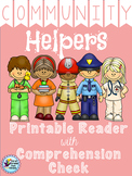 Community Helpers Printable Reader with Comprehension
