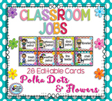 Classroom Jobs Polka Dot Classroom Theme