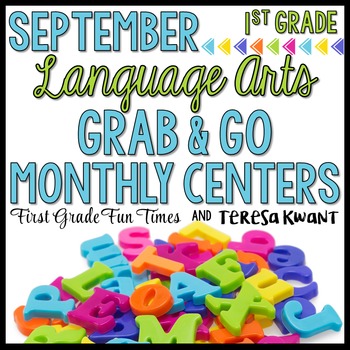 Preview of Back to School Literacy Centers First Grade