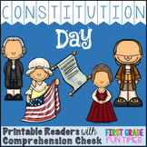 Constitution Day Printable Reader with Comprehension