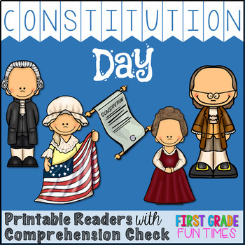Preview of Constitution Day Printable Reader with Comprehension