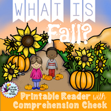 Fall Activities Differentiated Printable Readers