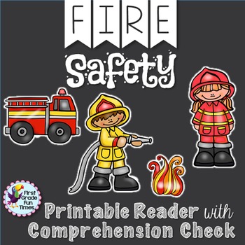 Preview of Fire Safety Differentiated Printable Readers