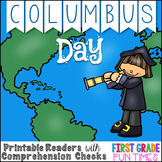 Columbus Day Christopher Columbus Differentiated Printable