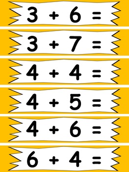 !ZAP! Math Reinforcement Game Adding within 10 Addition Fluency 1.OA.6