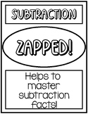 ZAPPED Game Subtraction Facts