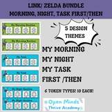 ZELDA/LINK TOKEN SYSTEM SCHEDULE ADHD/AUTISM 5 Themes.Morn