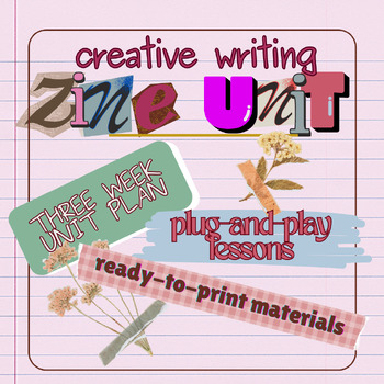 Preview of ZINES: A Creative Writing Unit Plan