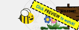 ZING Banners! Animated TpT Banner: Buzzing Bee! {Animated 