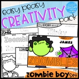ZOMBIE BOY SET - Easy Peasy Halloween Creativity Pack - Pr