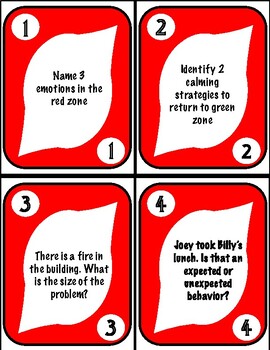 Self Regulation Uno 132 Cards Editable Blank Cards By Mrs Rices Ot Corner