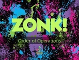 Order of Operations ZONK! Review Game for 6th Grade Math