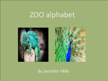 Preview of Zoo alphabet book