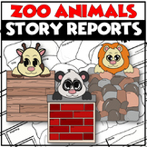 ZOO ANIMALS Book Reports Story Elements | Writing Project