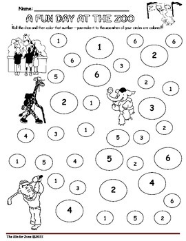 zoo animals math graphing unit center activities set by the kinder zone