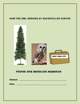 Preview of ZOOLOGY/HOLIDAY: THE OWL THAT ARRIVED AT ROCKEFELLER CTR.GRS.3-6, ELA, ESL