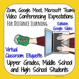 ZOOM, GOOGLE MEET, MICROSOFT Video Conference Expectations