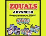 ZQUALS ADVANCED - Printable Game - Addition, Multiplicatio