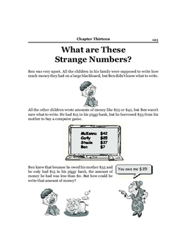 Preview of Zaccaro Primary Math Enrichment - What are These Strange Numbers?