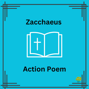 Preview of Zacchaeus Action Poem