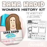Zaha Hadid Craft and Activities (Womens History Month)