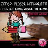 Zaner-Bloser Handwriting Sentence Writing Practice| Long V