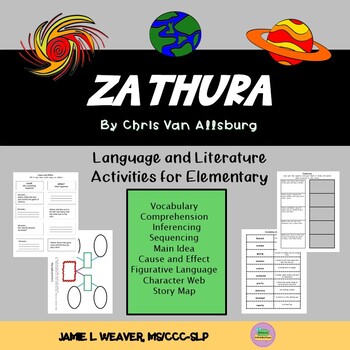 Preview of Zathura by Chris Van Allsburg Language Literacy Book Companion Packet