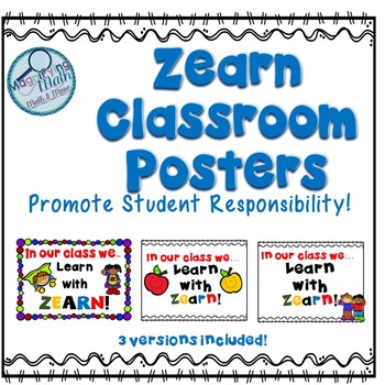 zearn math classroom posters by magnifying math tpt