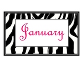 Zebra Calendar Titles