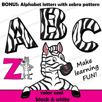 letter z zebra design