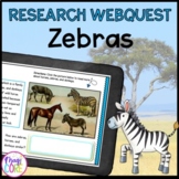 Zebra Digital Internet Research WebQuest Activity Google S