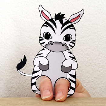 Finger Puppet Adventures: Zoey Zebra